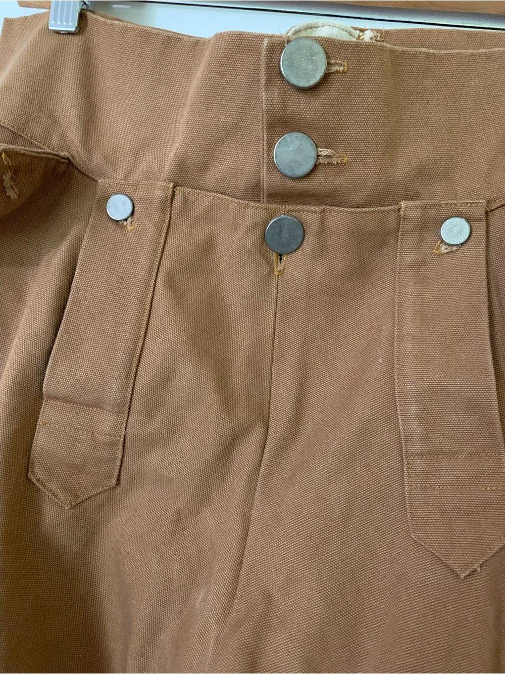 jas. Townsend & Son Men's Fall Front Breeches Heavy Cotton Canvas Like New - Picture 4 of 14
